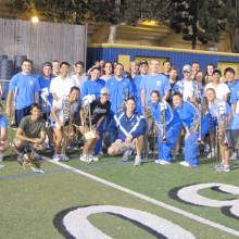 Clinician Andrew Duncan and the Trombone Section, Band Camp 2009