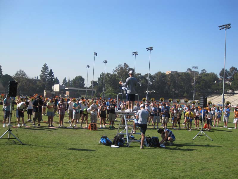 IM Field rehearsal, Band Camp 2009