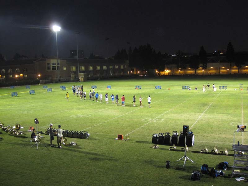 IM field rehearsal, Band Camp 2009