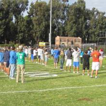 Warming up, Band Camp 2009