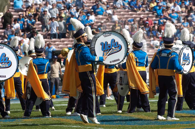 Bass drums, Oregon game, October 10, 2009