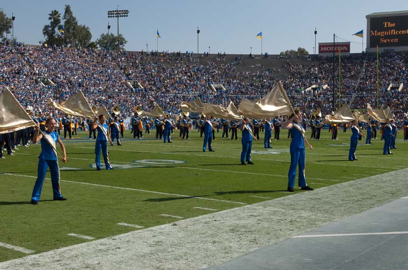 Flags, Oregon game, October 10, 2009