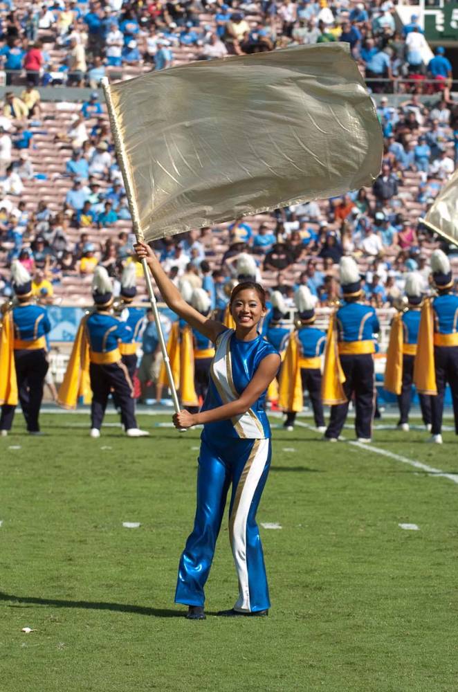 Flags, Oregon game, October 10, 2009