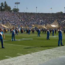 Flags, Oregon game, October 10, 2009