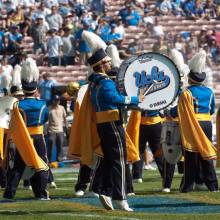 Bass drums, Oregon game, October 10, 2009