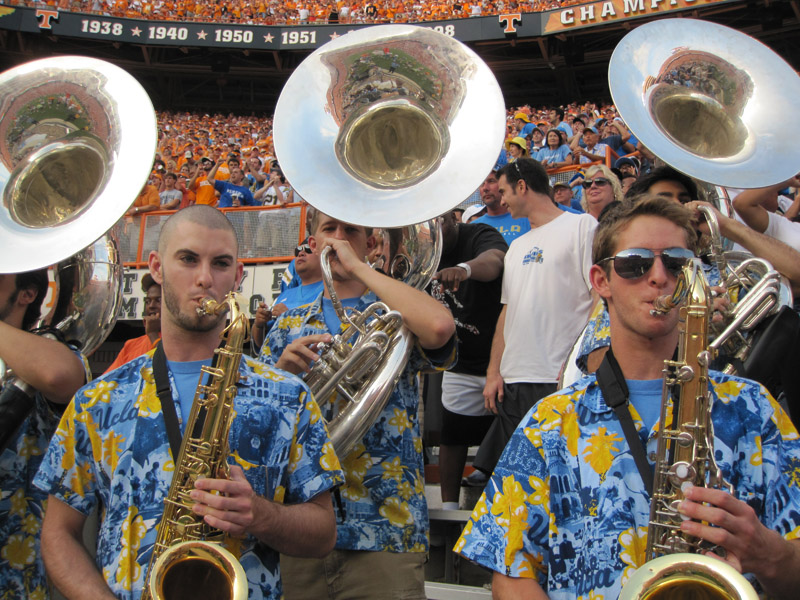 In the stands, Neyland Stadium, September 12, 2009