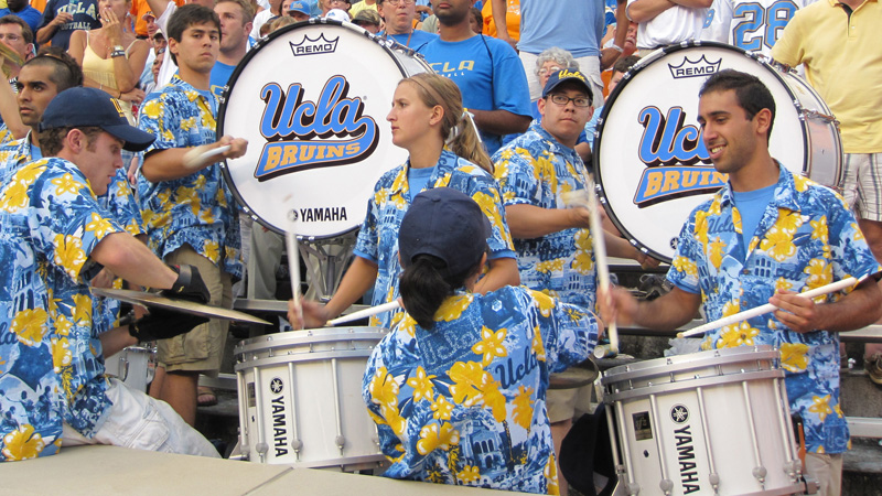 Drums in stands, Neyland Stadium, September 12, 2009