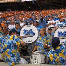 Drums in stands, Neyland Stadium, September 12, 2009
