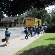Returning to UCLA, September 13, 2009