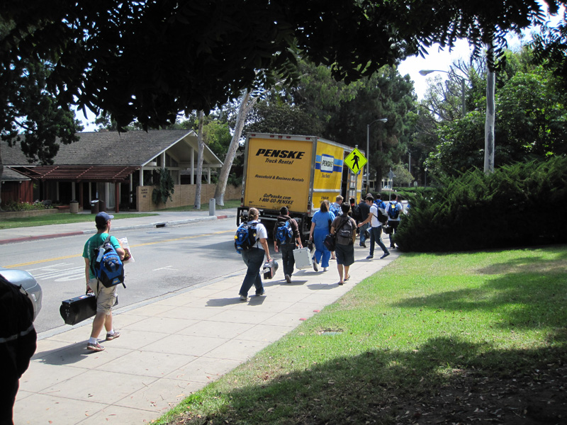 Returning to UCLA, September 13, 2009