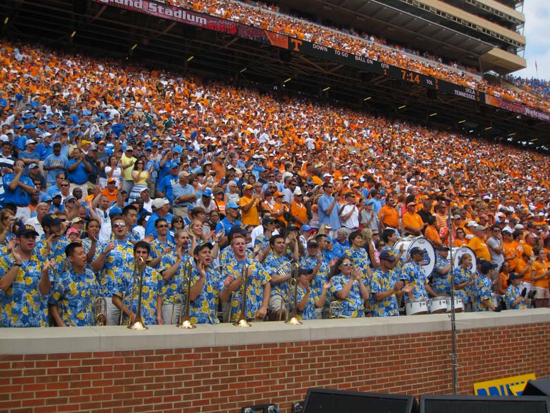 Start of the game, Neyland Stadium, September 12, 2009