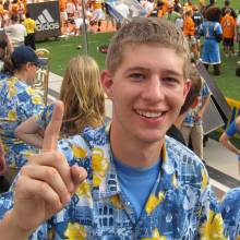 The Band's lone Tennessean, Sousaphone player Jeremy Whitt, September 12, 2009