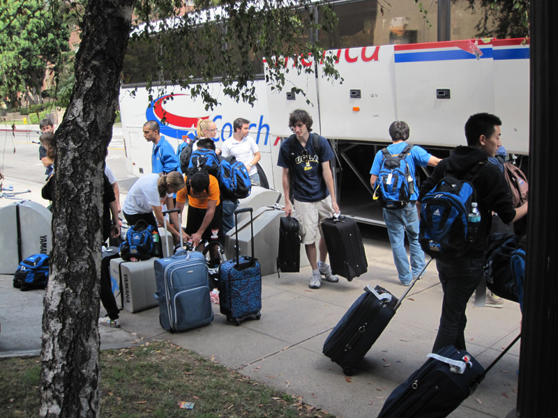 Returning to UCLA, September 13, 2009