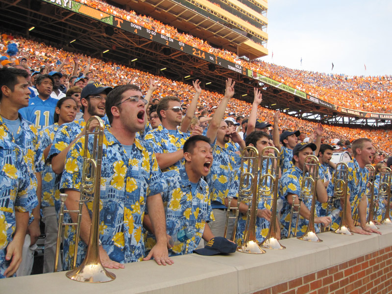 Tennessee goes for it on 4th and goal with two minutes remaining, Neyland Stadium, September 12, 2009 