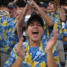 In the stands, Neyland Stadium, September 12, 2009