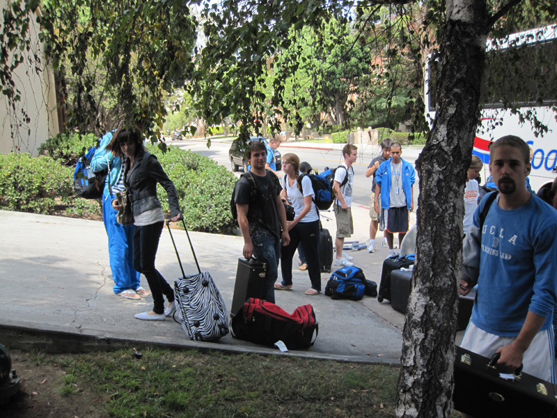 Returning to UCLA, September 13, 2009