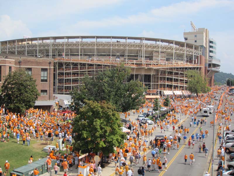 Outside Neyland Stadium, September 12, 2009 