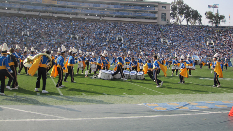 Bass drums, Washington game, November 7, 2009