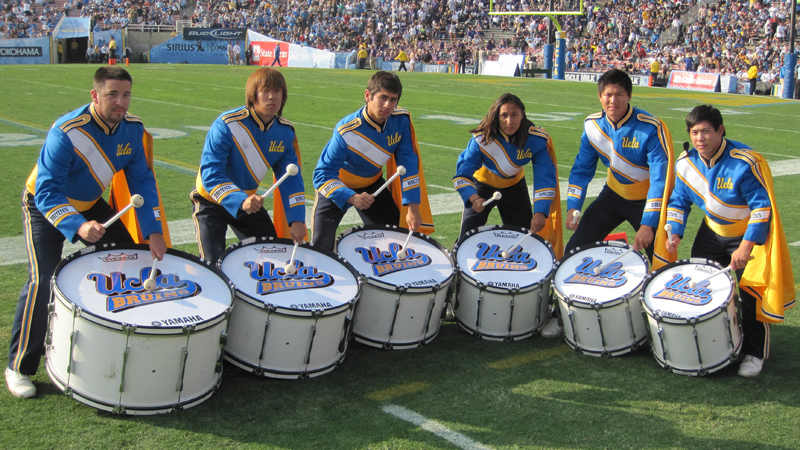 Bass drums, Washington game, November 7, 2009