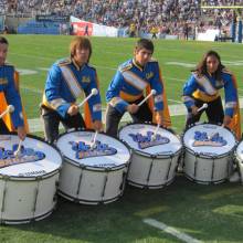 Bass drums, Washington game, November 7, 2009