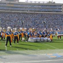 Bass drums, Washington game, November 7, 2009