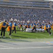 Bass drums, Washington game, November 7, 2009