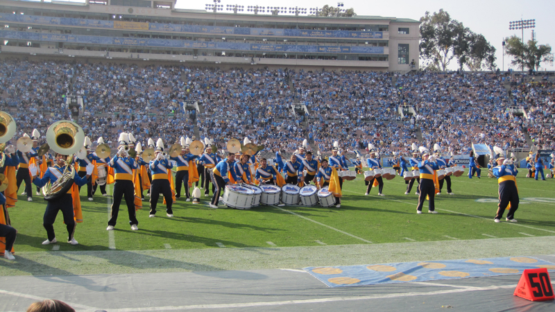 Bass drums, Washington game, November 7, 2009