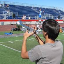 Rehearsal, Saratoga High School, October 2, 2009