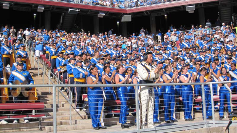 In the stands at Stanford, October 3, 2009