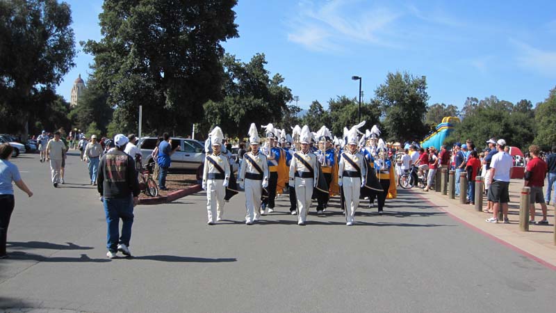 Parade block, Stanford campus, October 3, 2009