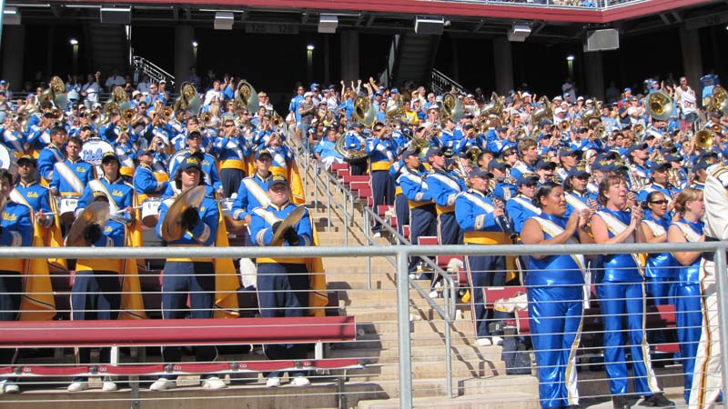 In the stands at Stanford, October 3, 2009