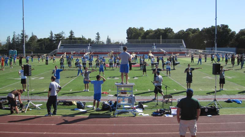 Rehearsal, Saratoga High School, October 2, 2009