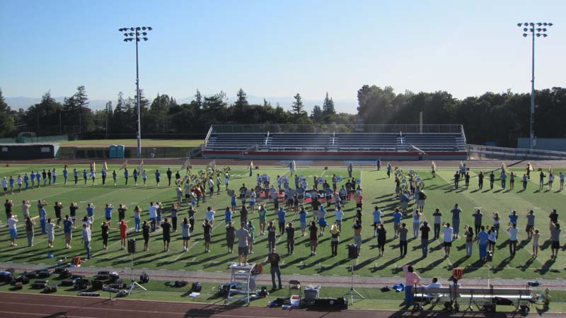 Rehearsal, Saratoga High School, October 2, 2009