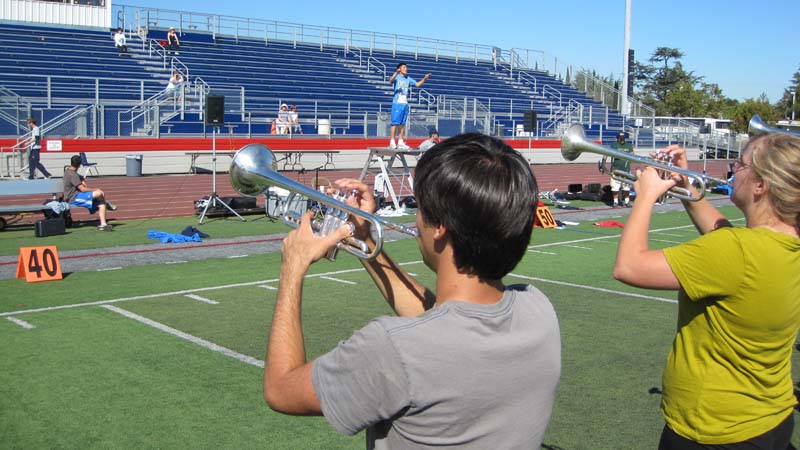 Rehearsal, Saratoga High School, October 2, 2009