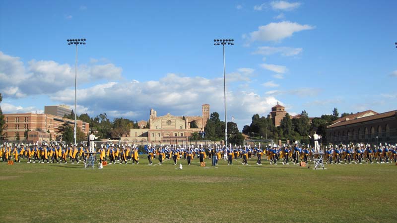 Rehearsal before USC game, November 28, 2009