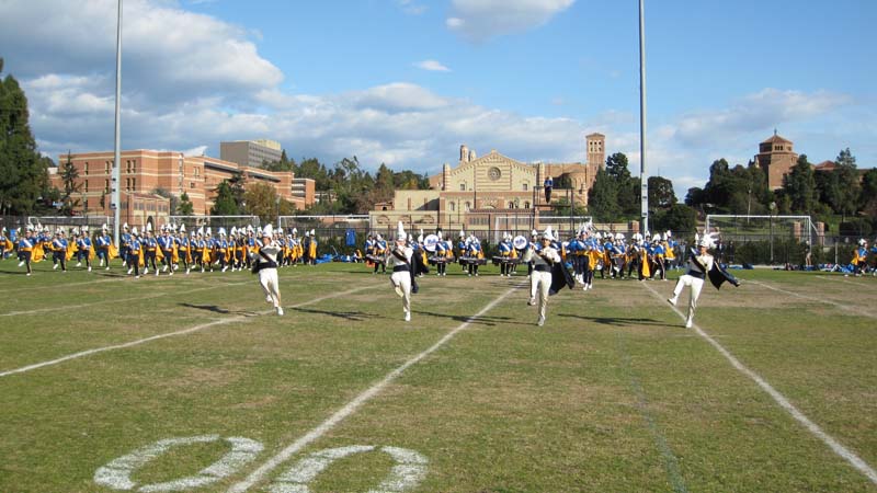 Rehearsal before USC game, November 28, 2009