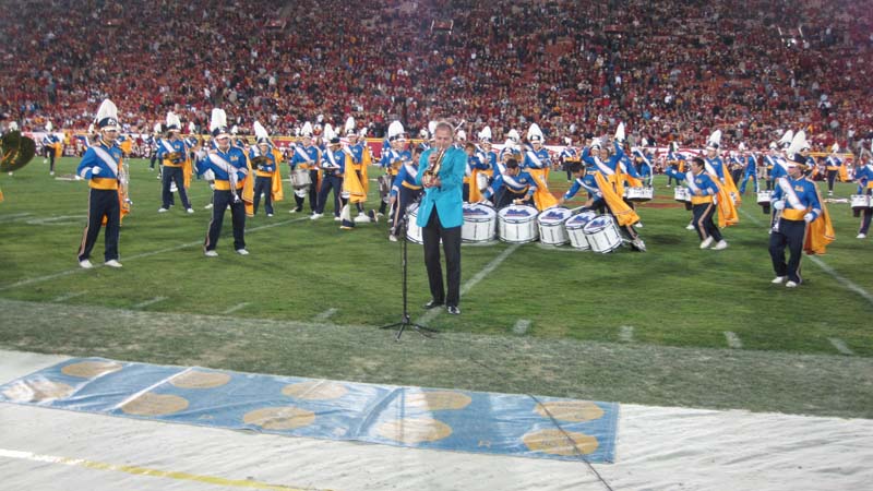 Trumpet soloist Jens Lindemann, USC game, November 28, 2009