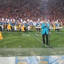 Trumpet soloist Jens Lindemann, USC game, November 28, 2009