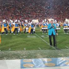 Trumpet soloist Jens Lindemann, USC game, November 28, 2009
