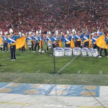 Bass drum feature, USC game, November 28, 2009
