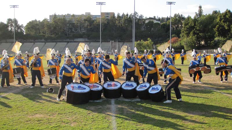 Rehearsal before USC game, November 28, 2009