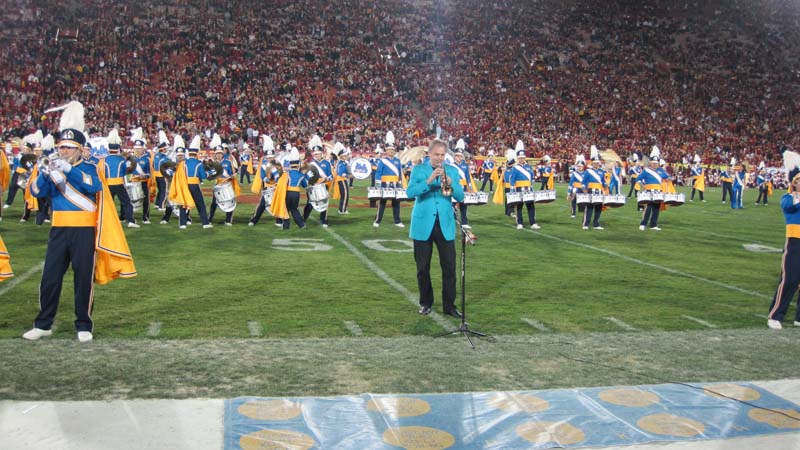 Trumpet soloist Jens Lindemann, USC game, November 28, 2009