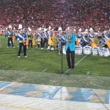 Trumpet soloist Jens Lindemann, USC game, November 28, 2009