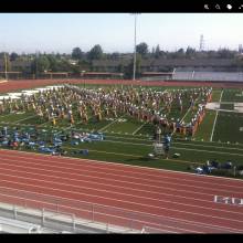 2011 Rehearsing at Homestead High School during the trip to Stanford