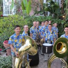 Group photo, Beverly Hills Hotel Gig, May 14, 2012