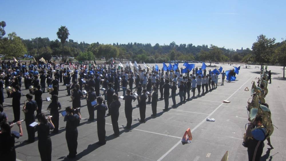 Band Day rehearsal, October 29, 2011