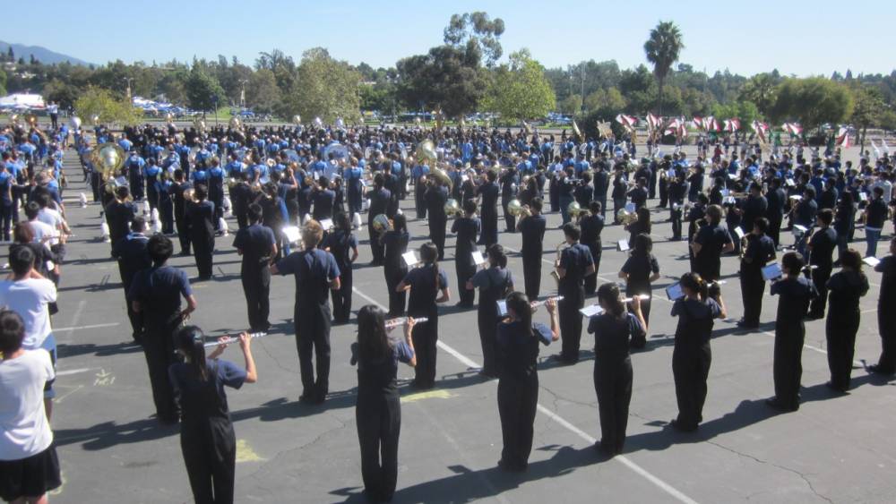 Band Day rehearsal, October 29, 2011