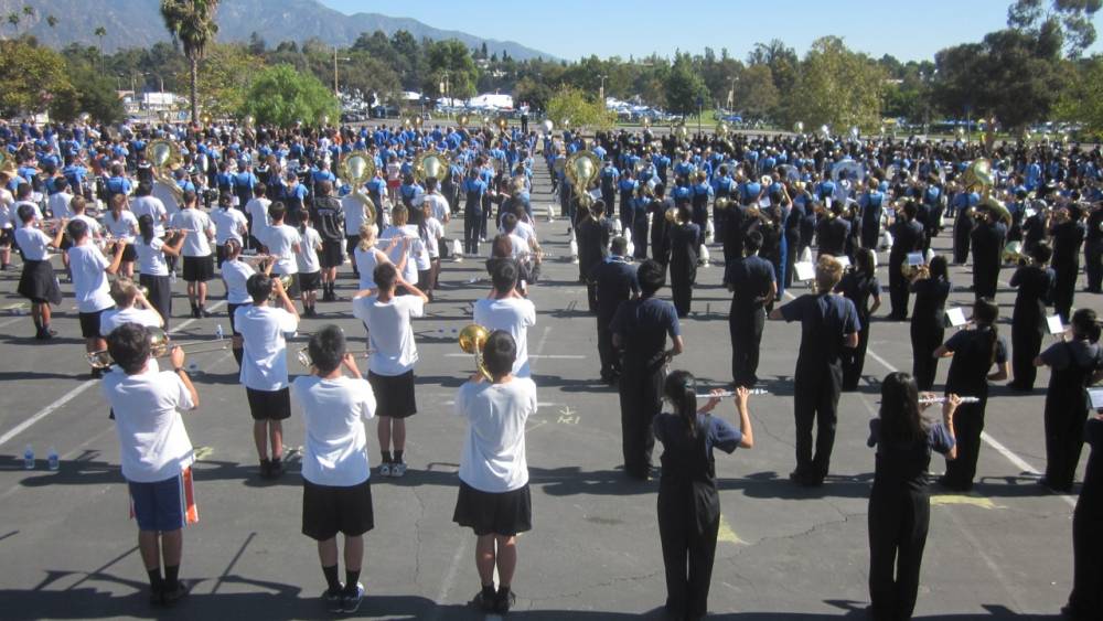 Band Day rehearsal, October 29, 2011