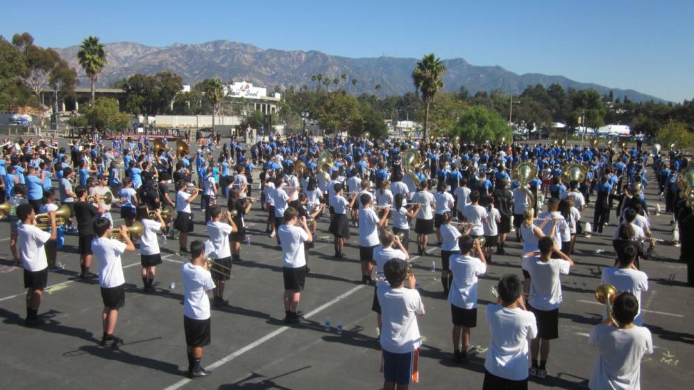 Band Day rehearsal, October 29, 2011