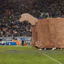Close-up of Trojan Horse, Downfall of Troy, November 19, 2011
